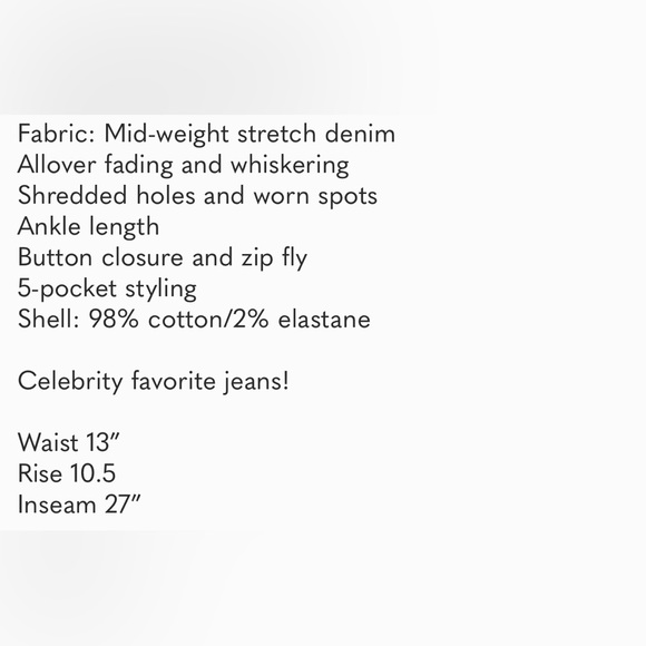 MOTHER DENIM High Waisted Rider Ankle in Far Beyond the Sky Wash Size 26 - Picture 3 of 8